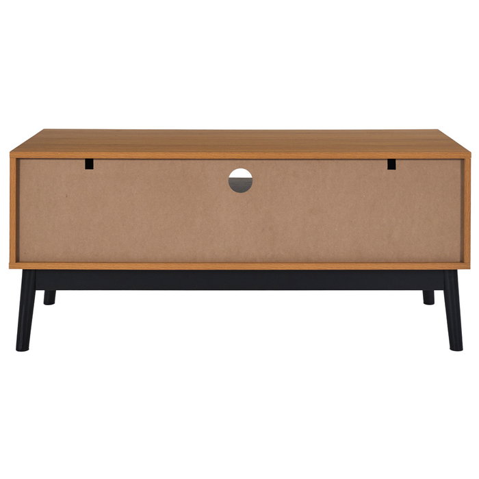 Home Deco Factory Lounge Mueble TV 110x40 cm con Cajones y Puertas para TV