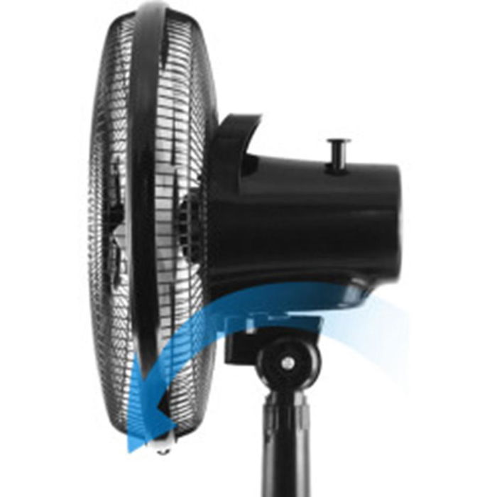 Emerio Fn114224.1 Ventilador de Mesa Oscilante 40 W, 30 cm 3 Velocidades, Color Negro