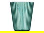 Leknes Vaso Rayas Verde 300 ml, Plástico (PS), Diámetro 8.3 cm x Alto 10 cm (Set de 24)