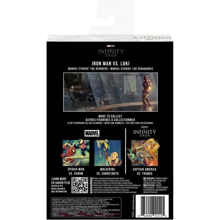 Fandrop Figura Iron Man vs Loki Vitrina con escena de culto + mini póster 18 cm FAN0630996920701