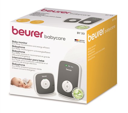 Beurer Vigilabebés BY-33 Transmisión Digital Modo Eco Alcance 300m