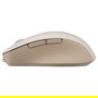 ASUS MD200 Ratón Silent para Oficina, Inalámbrico, Beige