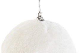 DKD Home Decor Bola Decoración Blanco Plateado Marrón 10 x 10 x 10 cm (36 Unidades)