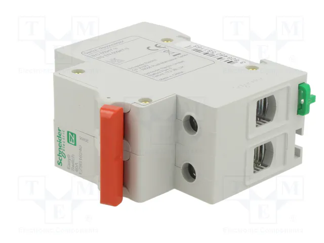 SCHNEIDER ELECTRIC Easy9 EZ Interruptor de aislamiento 2 polos 40A 400VAC SCHNEIDER ELECTRIC Easy9 EZ Interruptor de aislamiento 2 polos 40A 400VAC