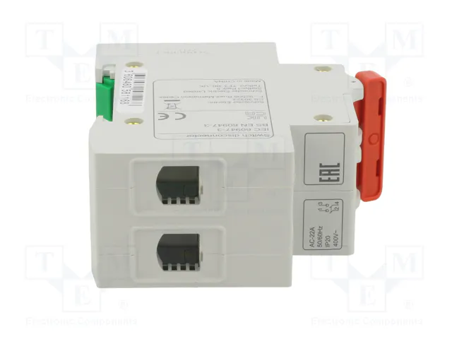 SCHNEIDER ELECTRIC Easy9 EZ Interruptor de aislamiento 2 polos 40A 400VAC SCHNEIDER ELECTRIC Easy9 EZ Interruptor de aislamiento 2 polos 40A 400VAC