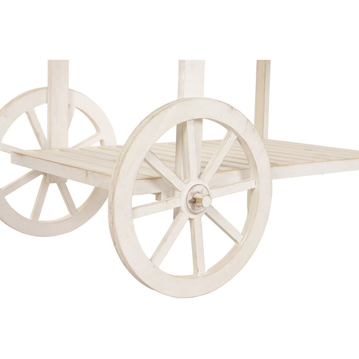DKD Home Decor Expositor Abeto MDF Carro Blanco DKD Home Decor Expositor Abeto MDF Carro Blanco