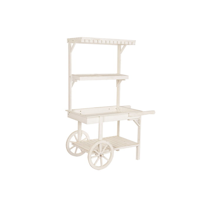 DKD Home Decor Expositor Abeto MDF Carro Blanco DKD Home Decor Expositor Abeto MDF Carro Blanco