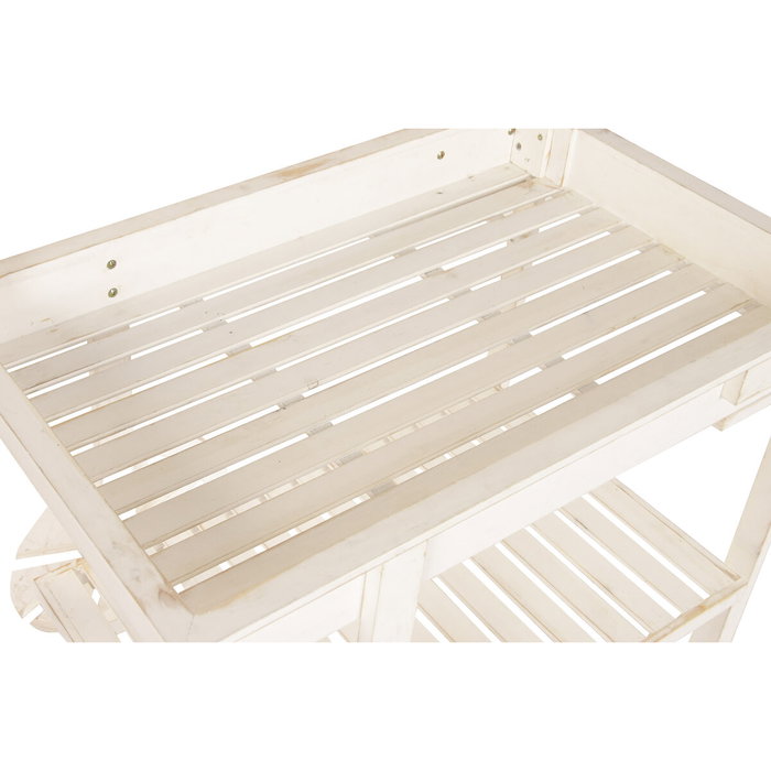 DKD Home Decor Expositor Abeto MDF Carro Blanco DKD Home Decor Expositor Abeto MDF Carro Blanco