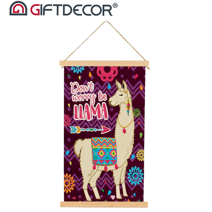 Giftdecor Lienzo Pergamino Llama Surtidos 33 x 54 cm (Set de 24)