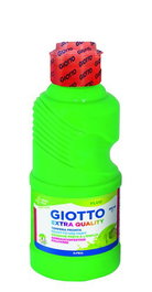 Giotto Témpera Fluo Verde Botella 250 mL
