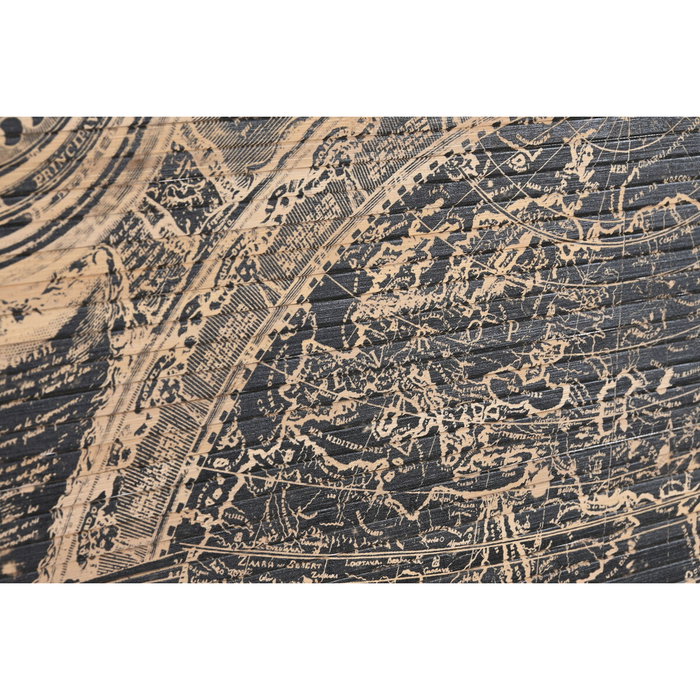 DKD Home Decor Mapamundi Decoracion Pared Natural Negro Madera 2 x 105 x 149 cm DKD Home Decor Mapamundi Decoracion Pared Natural Negro Madera 2 x 105 x 149 cm