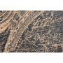 DKD Home Decor Mapamundi Decoracion Pared Natural Negro Madera 2 x 105 x 149 cm