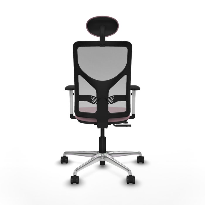 PIQUERAS Y CRESPO Silla de oficina Motilla Rosa y Gris PIQUERAS Y CRESPO Silla de oficina Motilla Rosa y Gris