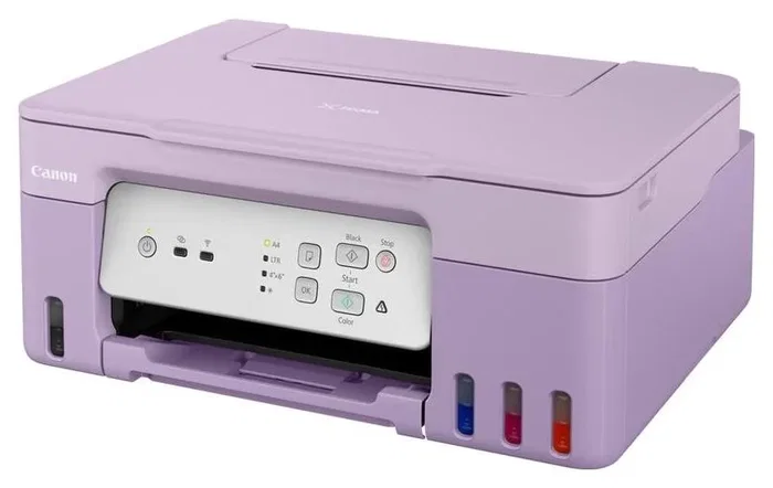 Canon PIXMA G3430 MegaTank Impresora Multifunción Color A4 Wi-Fi USB 2.0 Violeta