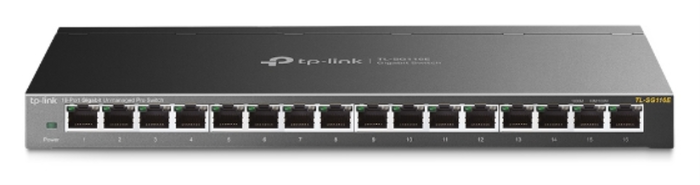 TP-Link TL-SG116E Switch 16 Puertos Gigabit Negro