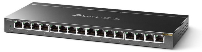 TP-Link TL-SG116E Switch 16 Puertos Gigabit Negro