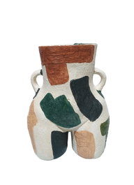 DKD Home Decor Jarrón Multicolor de Resina 26,5x18x32,5 cm