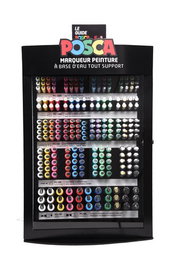 Marcador T.Opaca No Perm. Uni Posca Expositor De 281 Surtidas
