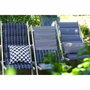 Jardin Prive Tumbona acolchada Fjord Azul índigo