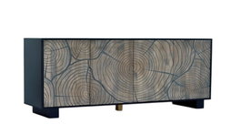 DKD Home Decor Buffet MDF Abeto Tronco 150x40x80