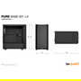 be quiet! Pure Base 501 LX Black Midi Tower PC Negro con Ventana Lateral e Iluminación Multi RGB