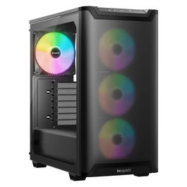 be quiet! Pure Base 501 LX Black Midi Tower PC Negro con Ventana Lateral e Iluminación Multi RGB