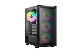 be quiet! Pure Base 501 LX Black Midi Tower PC Negro con Iluminación Multi y Filtro Anti-polvo
