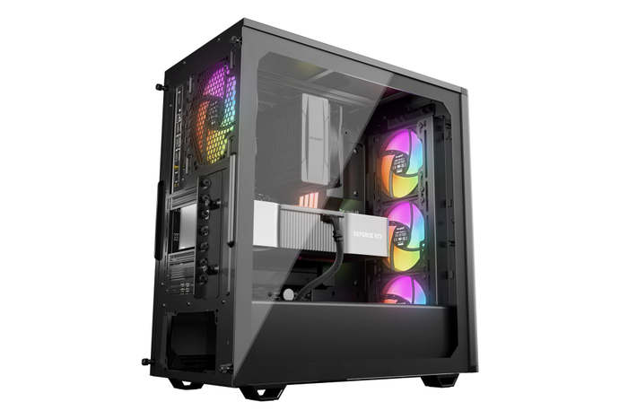 be quiet! Pure Base 501 LX Black Midi Tower PC Negro con Iluminación Multi y Filtro Anti-polvo