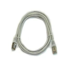 Powergreen Cable de Red RJ45 Cat 5e FTP Gris, 2 Metros, 24AWG, Macho-Macho, 100 Mbps