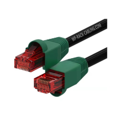 WP Cable de Red Cat6 U/UTP 3 m WPC-PAT-6U030BL-O Negro, Verde, Rojo