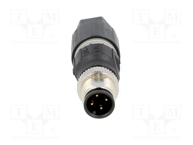 LAPP Conector Industrial M12 de 4 Pines, Macho, Recto