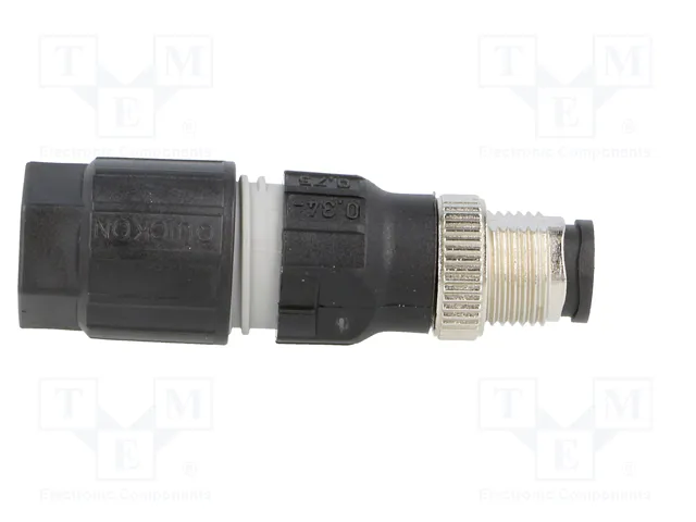 LAPP Conector Industrial M12 de 4 Pines, Macho, Recto
