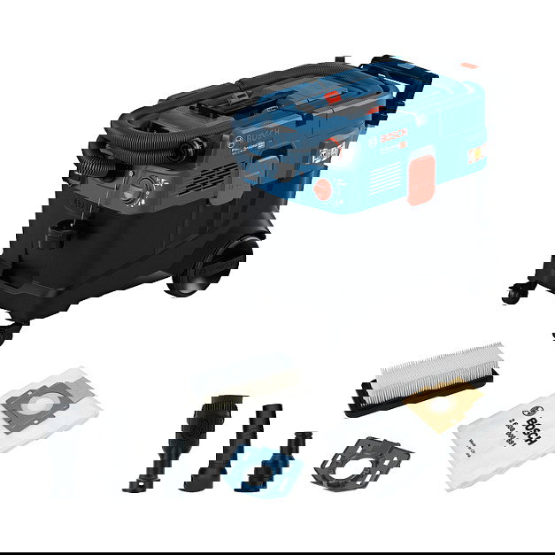 Bosch Aspiradora Profesional GAS 12-40 MA, Aspiradora Industrial Seco/Húmedo, 1200W, 40L, Capacidad Combinada, Color Azul