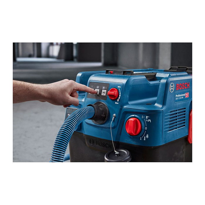 Bosch Aspiradora Profesional GAS 12-40 MA, Aspiradora Industrial Seco/Húmedo, 1200W, 40L, Capacidad Combinada, Color Azul