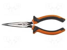Klein Tools Alicates con aislamiento semiredondos de acero templado