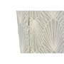 DKD Home Decor Set de 2 Cojines para Suelo 120x80x16 cm Gris Claro y Blanco