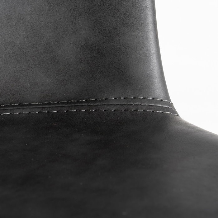 Taburete Negro Metal / Simil Piel 44,50 X 48,50 X 93,50 cm (Set de 2) Taburete Negro Metal / Simil Piel 44,50 X 48,50 X 93,50 cm (Set de 2)