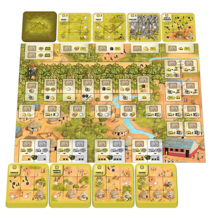 Lookout Games Atiwa Juego de Mesa Estratégico, 1-4 Jugadores, +12 Años, Español, LKGAT01ES