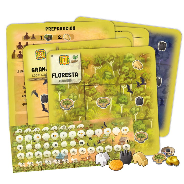 Lookout Games Atiwa Juego de Mesa Estratégico, 1-4 Jugadores, +12 Años, Español, LKGAT01ES