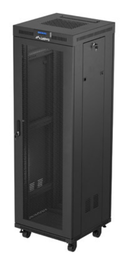Lanberg FF01-6637-23BL Armario Rack 37U Independiente Negro
