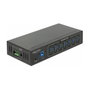 DeLOCK 63311 Hub USB industrial externo 7 puertos USB 3.0 Tipo-A con protección ESD 15 kV