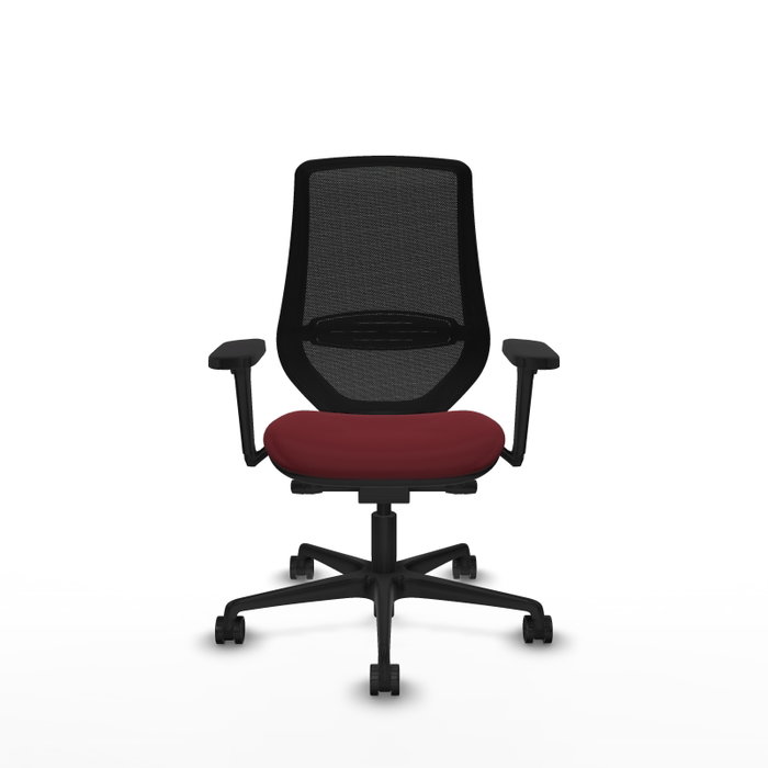 PIQUERAS Y CRESPO Silla de oficina Mardos con mecanismo Sincro/Traslack, Granate y Negro PIQUERAS Y CRESPO Silla de oficina Mardos con mecanismo Sincro/Traslack, Granate y Negro