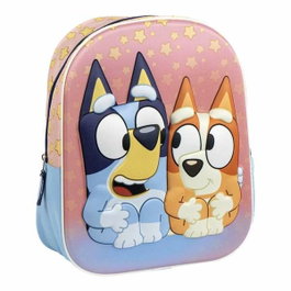 Cerdá Mochila Infantil 3D Bluey Rosa 31cm