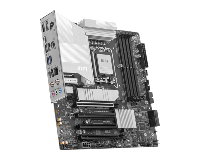 MSI PRO B860M-A WiFi Placa Base Intel B860 LGA 1851 DDR5 Micro ATX con Wi-Fi 7 y Ethernet 5Gb
