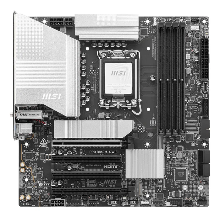 MSI PRO B860M-A WIFI Micro ATX Intel B860 LGA 1851 DDR5