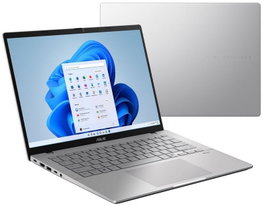 Asus Vivobook S14 S3407VA-LY009W con Intel Core i7-13620H, 16GB RAM, 1TB SSD, 14 pulg, Srebrny