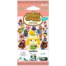 Nintendo Animal Crossing Tarjetas Serie 4 - Paquete de 3