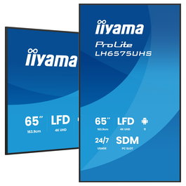 Iiyama LH6575UHS-B2AG Monitor 65 Pulgadas / 164.0 cm, 16:9, 3xHDMI, DisplayPort, 2xUSB