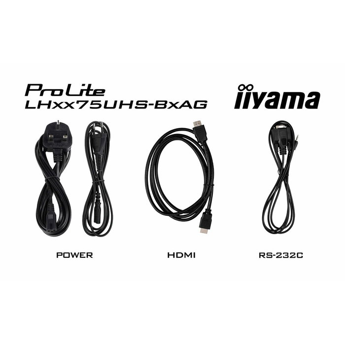 Iiyama LH6575UHS-B2AG Monitor de Señalización Digital 65 pulg 4K UHD IPS