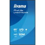 Iiyama LH6575UHS-B2AG Monitor de Señalización Digital 65 pulg 4K UHD IPS